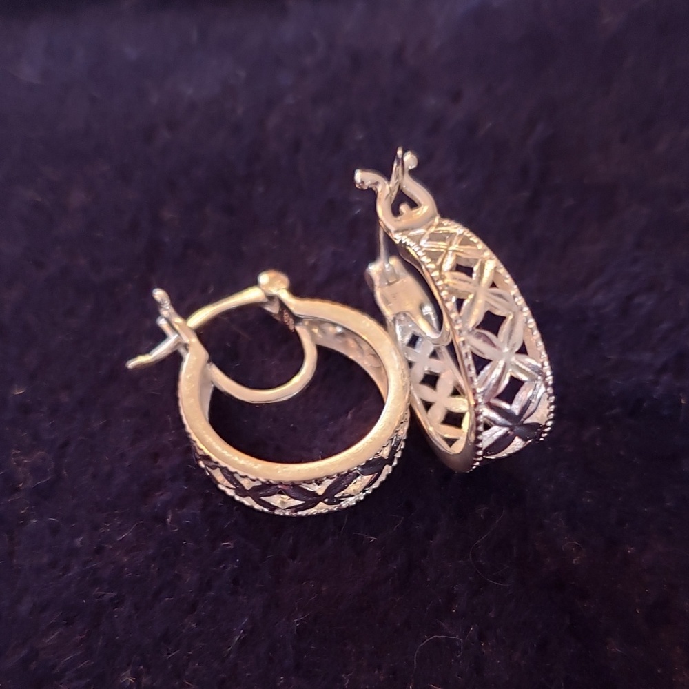 Sterling Hoop Earrings